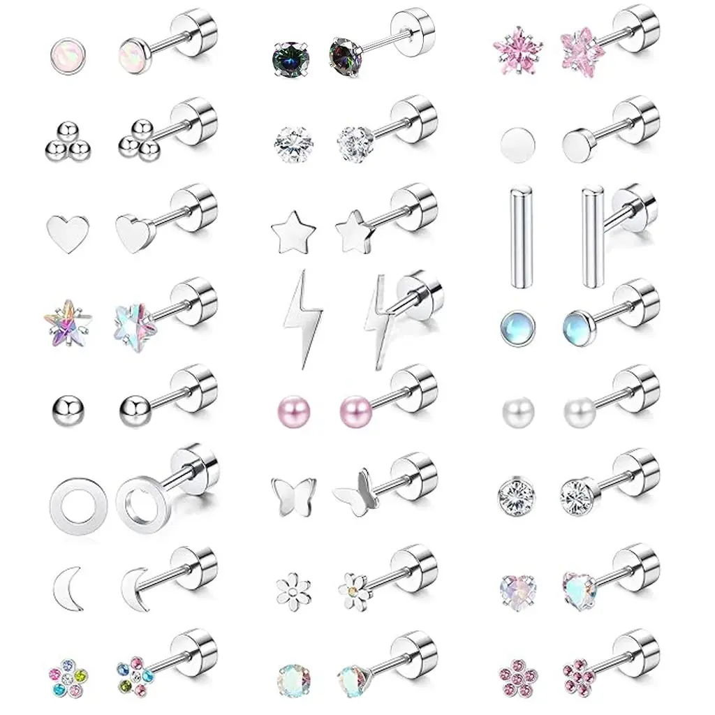 24 pairs of steel color