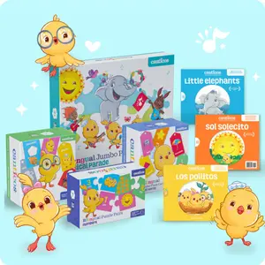 El Paquetazo Bebé Bilingüe: Floor Puzzle, Numbers Puzzle, Stroller Cards & Lift-the-Flap Books