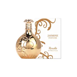 Jasmine Scented Perfume, Long-Lasting Floral Fragrance, 80ML Portable Eau De Parfum, Ideal for Daily Use, Dates, Travel, Perfect Gift, Floral Scents