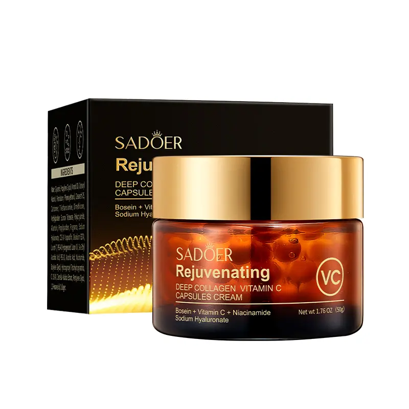 Collagen & Vitamin C Face Cream, Deep Hydrating Facial Moisturizer, Firming & Radiance Skincare, Nourishing Daily Face Cream for Soft, Smooth & Glowing-Looking Skin Hydrate Moisture Moisturizing