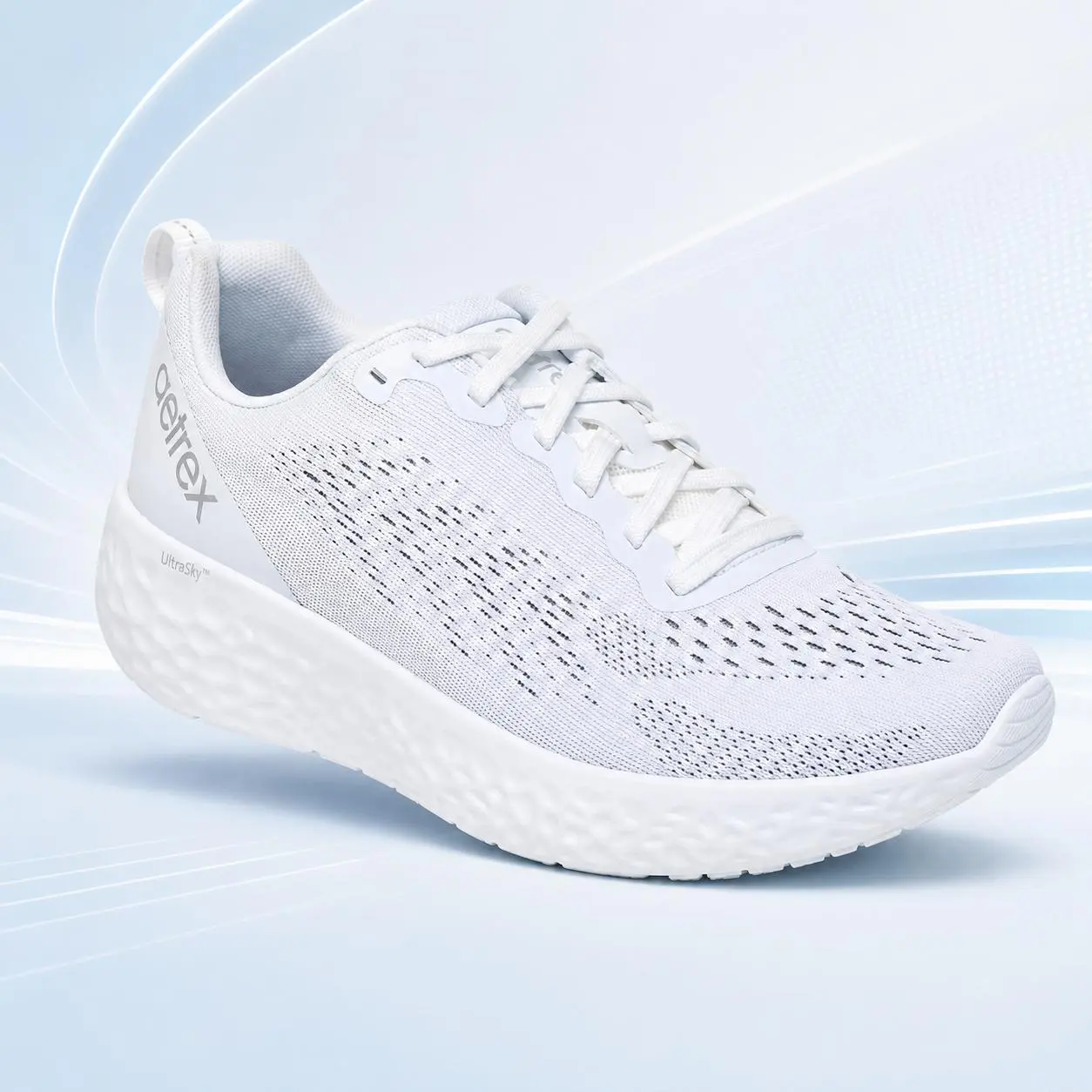 Aetrex Danika Women’s Comfortable Walking Sneakers | Arch Support Orthotic Shoes for Plantar Fasciitis & Foot Pain, Casual Walking Shoe, Lifestyle Walking Shoe