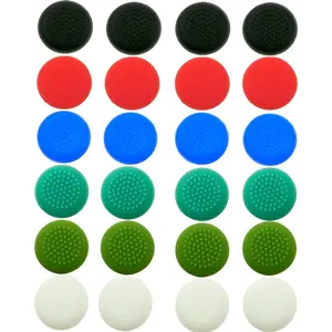 24 count  Thumbstick Thumb Joystick Grip Stick Cap Cover for  Oculus Quest 3 2 1 Controller Handle Rocker Caps (Multi-Color)