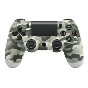 Wireless Game Controller for PS4/PC/Android/iOS, With Double Vibration, Six Axis Gyro, Touch Pad, Speaker, For ps4 games Green Camo