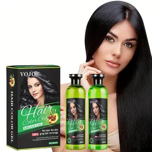 3 in 1 Hair Color, 2 Counts Hair Dye with Ginseng Extract, Semi-permanent Hair Color Conditioner, Gentle and Non-irritating Care Product, Hair Coloring, Haircare