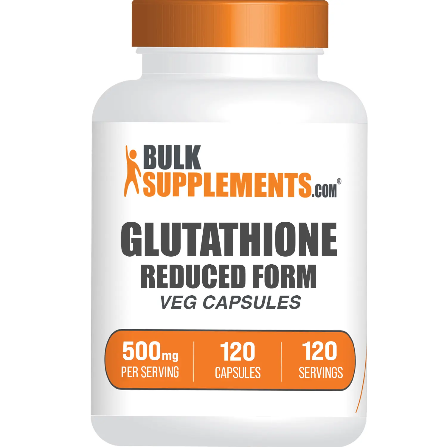 BulkSupplements - Glutathione Reduced Form Veg Capsules - Immune System - Healthy Skin - 120 Capsules - 500mg per Serving BulkSupplements - Glutathione Reduced Form Veg Capsules - Immune System - Healthy Skin - 120 Capsules - 500mg per Serving
