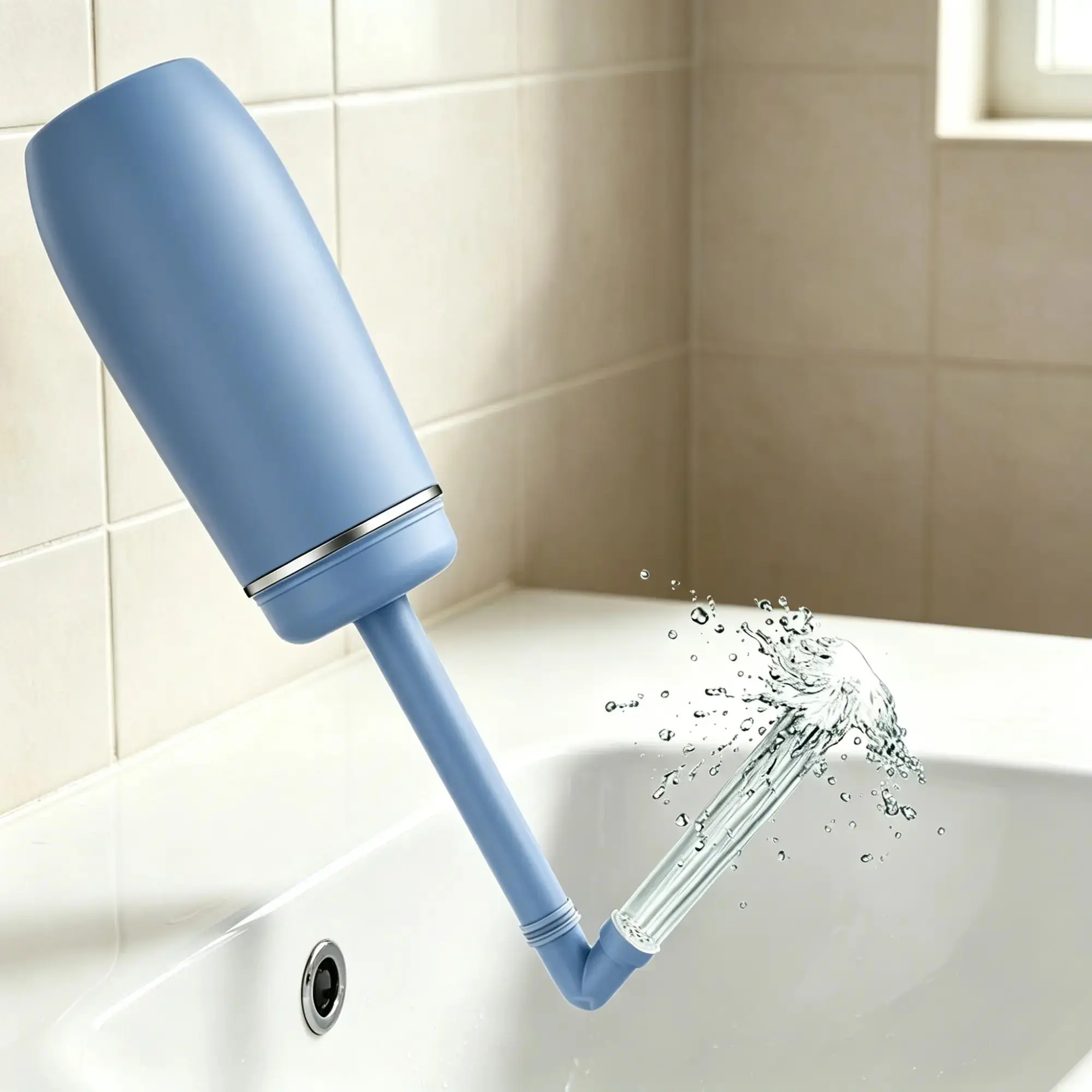 400ML Portable Handheld Rinse Bottle, Reusable Personal Cleaning Sprayer with Nozzle, Ideal for Hygiene and Personal Care Travel