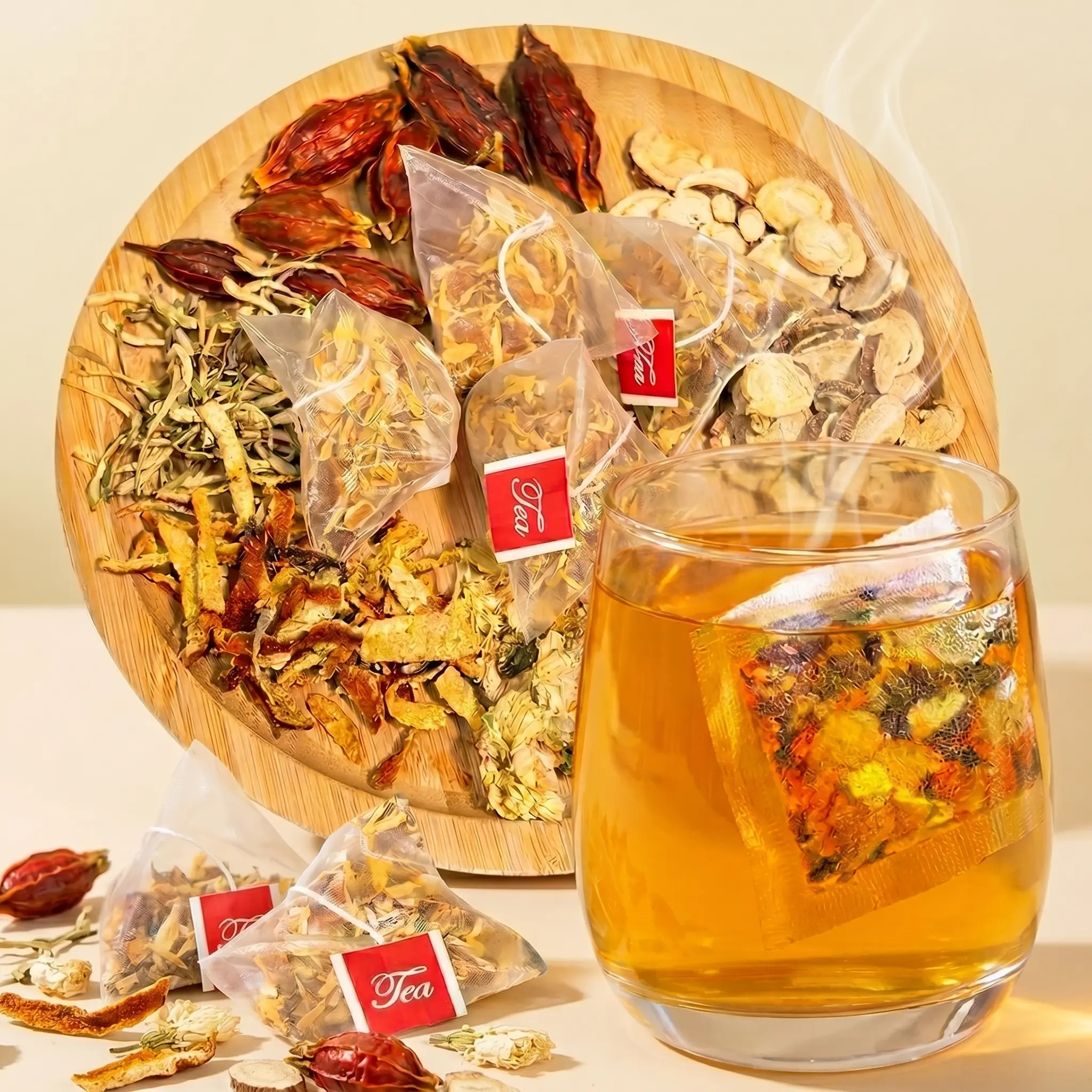 Chicory and Gardenia Herbal Tea Bags (20 Count) – Caffeine Free, Sugar Free Botanical Tea with Honeysuckle, Licorice & Tangerine Peel – Vegan, Naturally Soothing Daily Herbal Blend