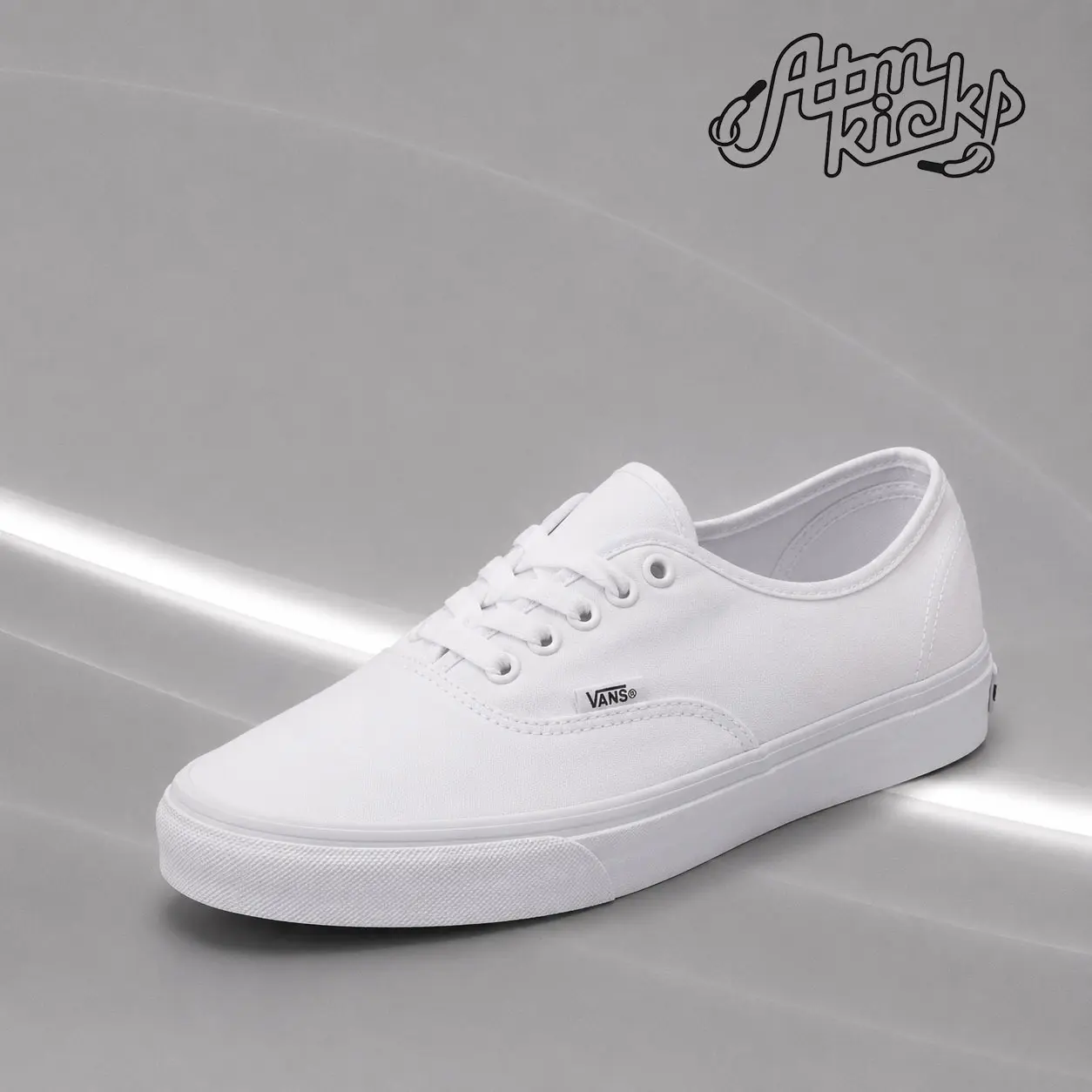 Vans Authentic True White VN000EE3W00 Authentic Shoes Footwear Sneaker Trainer Comfortable Walking Fashion Trending Gift