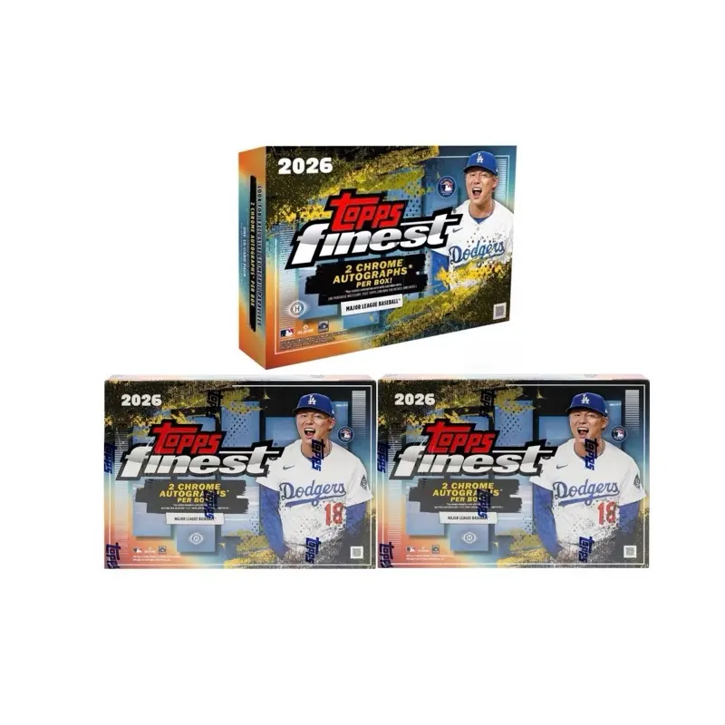 (3) BOX 2026 TOPPS FINEST PYT BREAK