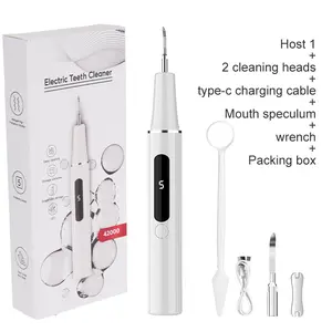 Rechargeable Oral Plaque/Tartar Remover, Oral Care Teeth Cleaning Kit  Dental Plaque Remover Tartar Removal Kit  Powerful Anti-Plaque Formula Suitable for adults  teenagers  and pets