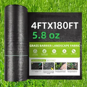 Premium Grass Barrier Fabric Heavy Duty Control Fabric Various Specification & High Permeability for Outdoor Ground Geotextile Fabric dealsforyoudays