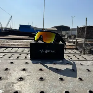 Z87 Safety Glasses - Antrel Sunglasses with Clear Lenses and Reflective Design