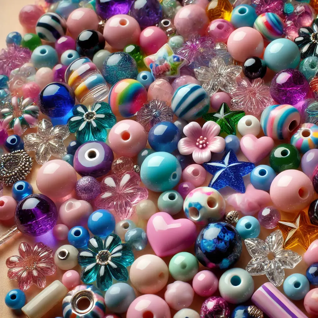 Charm Beads Assortment for DIY Projects - Lightweight & Playful Acrylic Alloy Mix for Kids & Adults, Jewelry Making for Bracelets & Arm Candy Accessories, Jewelry For Women, Stylish Playful Charms