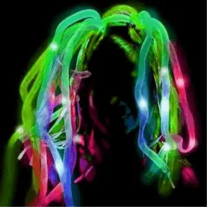 Blinkee  UV Reactive LED Noodle Headband Flashing Dreads