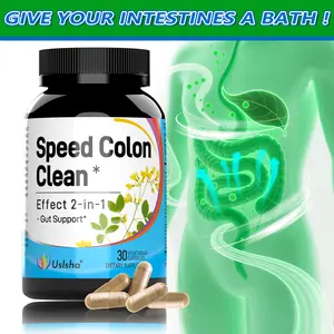 USLSHA 15-Day Gut & Colon Cleanse | Garcinia Cambogia, Cascara Sagrada & Psyllium Husk | Digestive Support & Fiber | 30 Veg Capsules