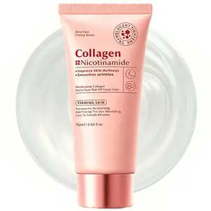 Collagen & Niacinamide Peel Off Face	 Mask for Daily or Night Care, Firming & Hydrating Facial Mask for Wrinkle Smoothing, Korean Face Masks, Glow Boosting Facial Masks Suite for All Skin Types,