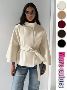 Women's Fashion Casual Style Jacket Coat Autumn Winter Outerwear, Simple Design, Perfect for Daily Wear, Ladies' Clothing Collection