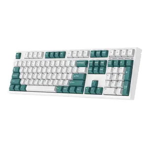 Basaltech Wired 108-Key Full Sized with Gateron Yellow Switches Mechanical Keyboard with True RGB Backlit budget typewriter keyboard