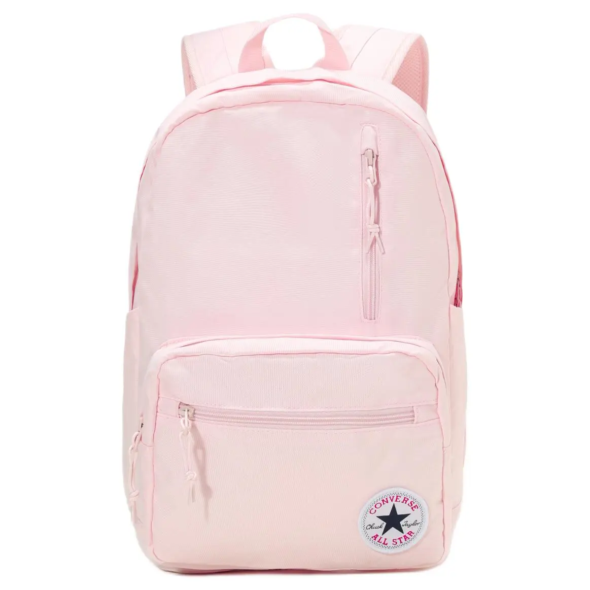 Converse Solid Color Polyester Backpack, Lightweight Multi-Compartment Zipper Backpack for Men, Ideal for School, Travel, Lightweight Backpack