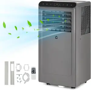 【GARVEE】2025 New Update 8000 BTU Portable Air Conditioners Cool Up to 350 Sq.Ft,3 IN 1 Portable Ac Unit with Remote Control/LED Display/24Hrs Timer/Window Installation Kit & Low Noise for Home/Hotel/Office