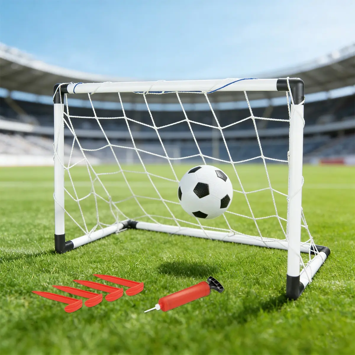 Football Gate Set, Portable Detachable Design, Outdoor Indoor Parent-Child Interactive Soccer Training Toy