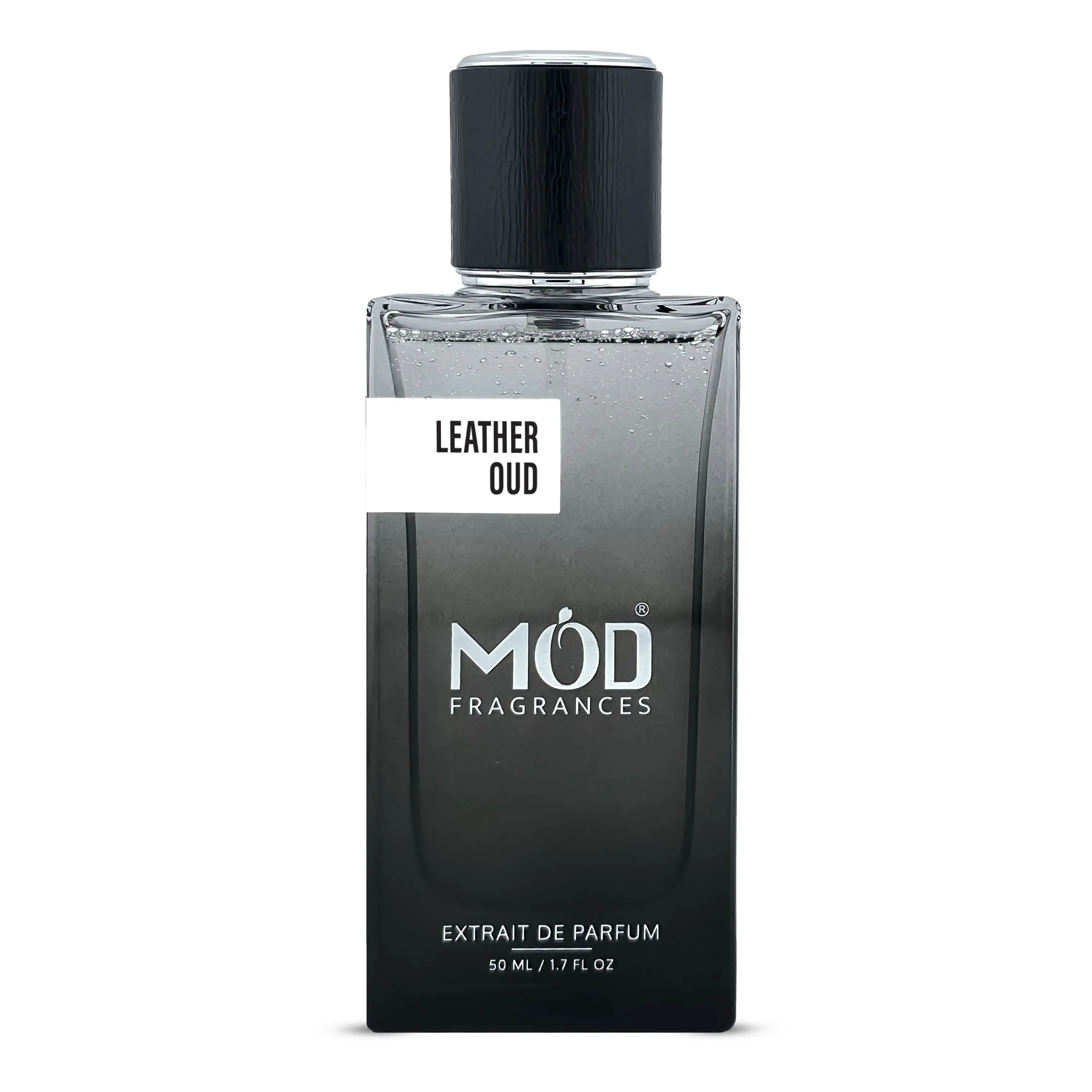 MOD FRAGRANCES Leather Oud Extrait de Parfum 50ml - Unisex Woody-Spicy Scent with Rich Leather & Smoky Agarwood Notes for Evening Wear
