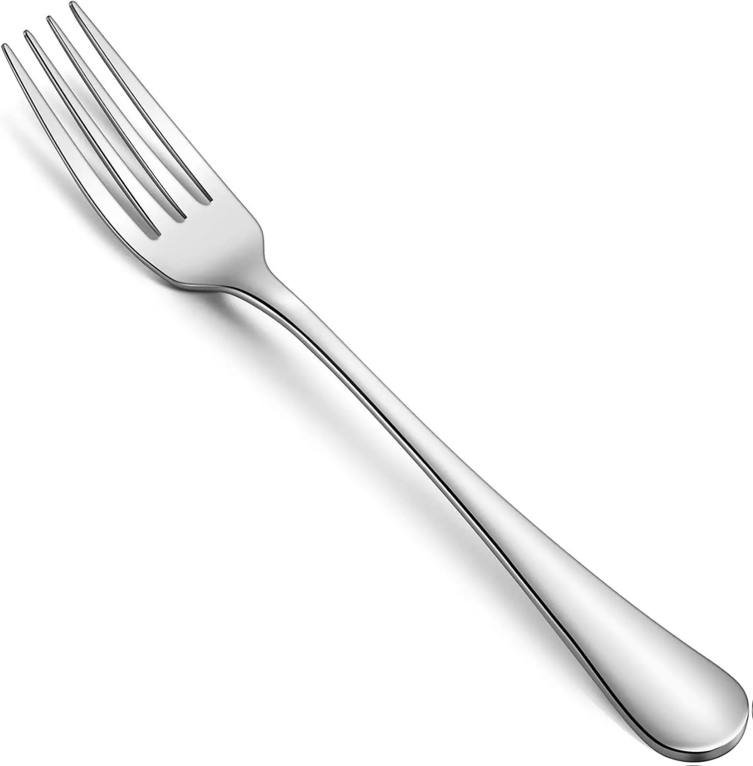 Dinner Forks Set 12-Piece 18/8 Stainless Steel Silverware 8 Inches Mirror Polished Dishwasher Safe Heavy Duty Utensils for Home Kitchenware