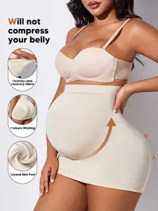Maternity Belly Band Belly Binder High Elastic Fabric Seamless Non-Slip, Comfortable Pregnancy Support Belt Maternity Supplies for All Seasons