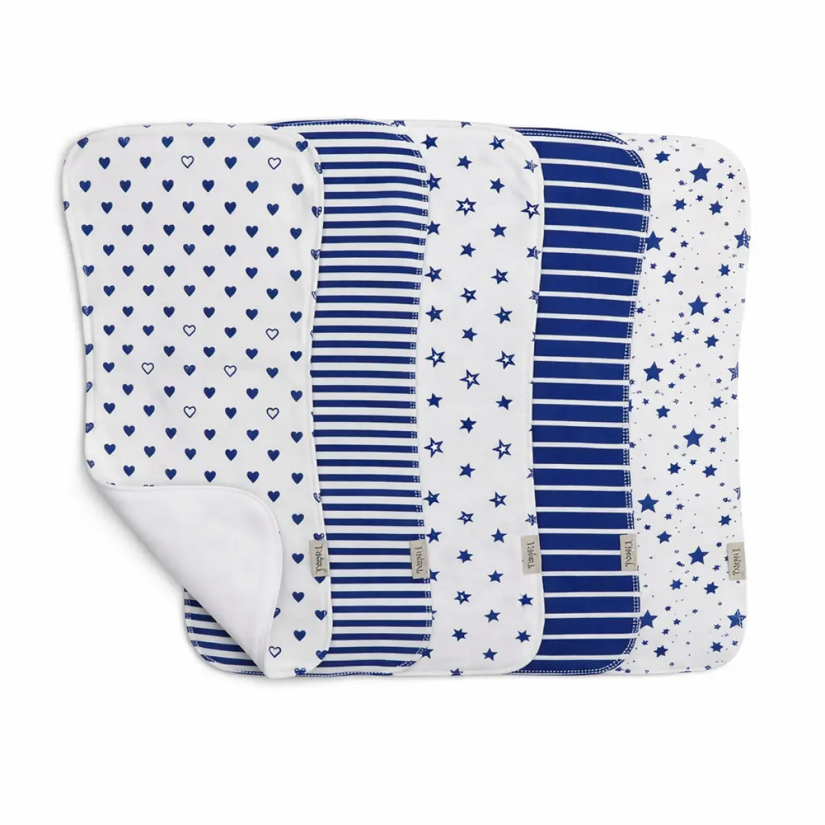 5 Pack Burp Cloths – Soft 4-Layer Gauze Bibs, Absorbent & Breathable, Newborn Feeding, Drool & Spit-Up Towels for Boys & Girls Super Unisex