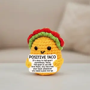 Handmade Crochet Blanket Gift Set for Women Men, Perfect Birthday Graduation Christmas Present, Unique Self-Care Relaxing Emotional Support Item, Positive Emotion