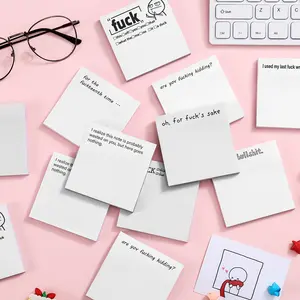 Funny Sticky Notes Pack, Creative, Practical & Humorous Design, Ideal Gift for Festive Occasions, Versatile Notepad Functionality