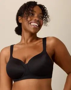 Playtex Full-coverage Wireless Balconette Bra Moisture-wicking Women's Comfortable Fit Everyday Support Breathable Us4751