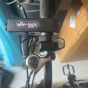 Heavy-Duty Anti-Theft Motorcycle & Bike Handlebar Lock – Motorcycle-Inspired Build with Easy Mechanical Dial, Cut-Resistant Alloy, Fits Most Bicycle & Motorcycle Bars – Secure Ride Protection Lock, Bike Security Device, Clean Gloss Finish