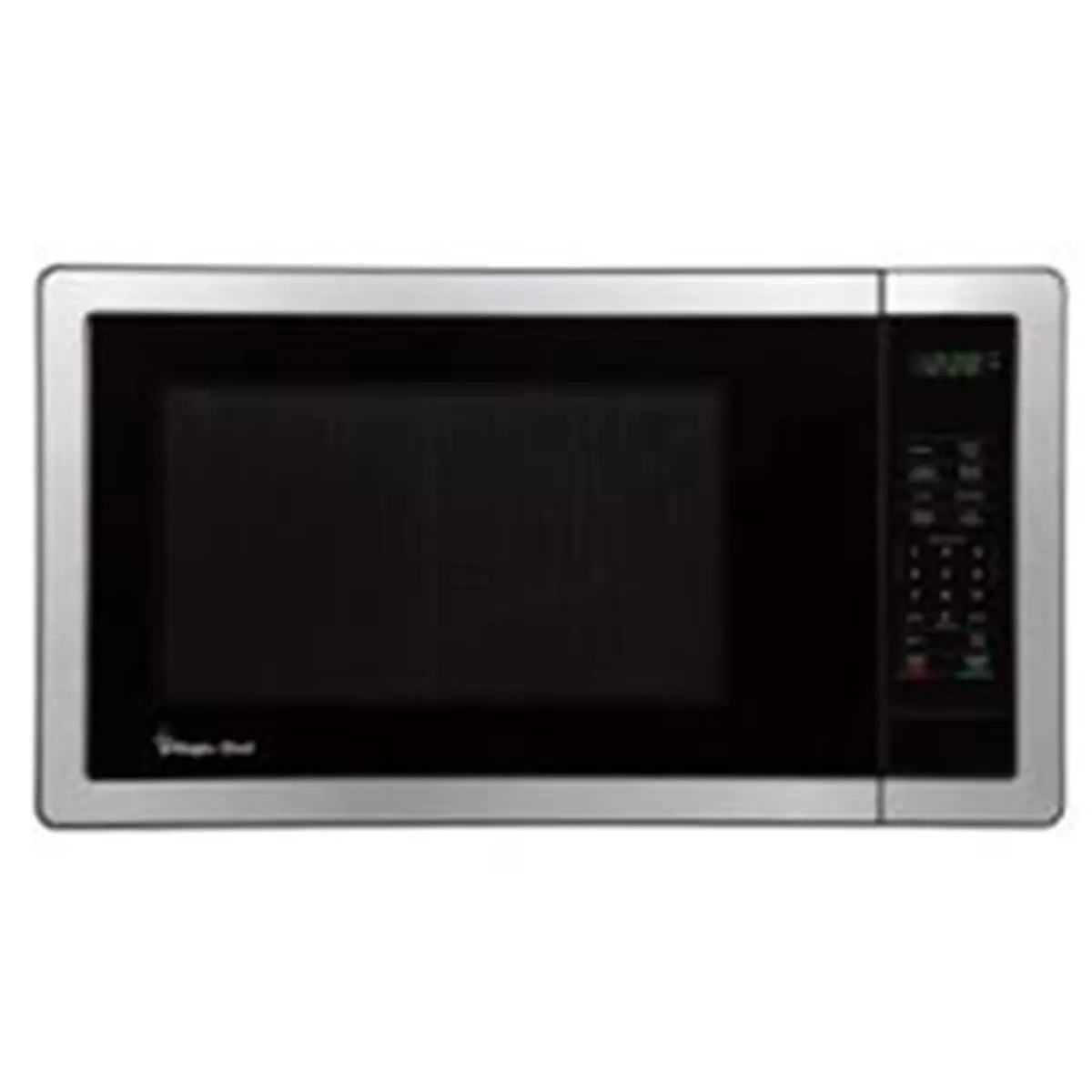 Magic Chef 1000W Stainless Steel Countertop Microwave with Digital Touch Controls, Auto Cooking & Defrost Functions