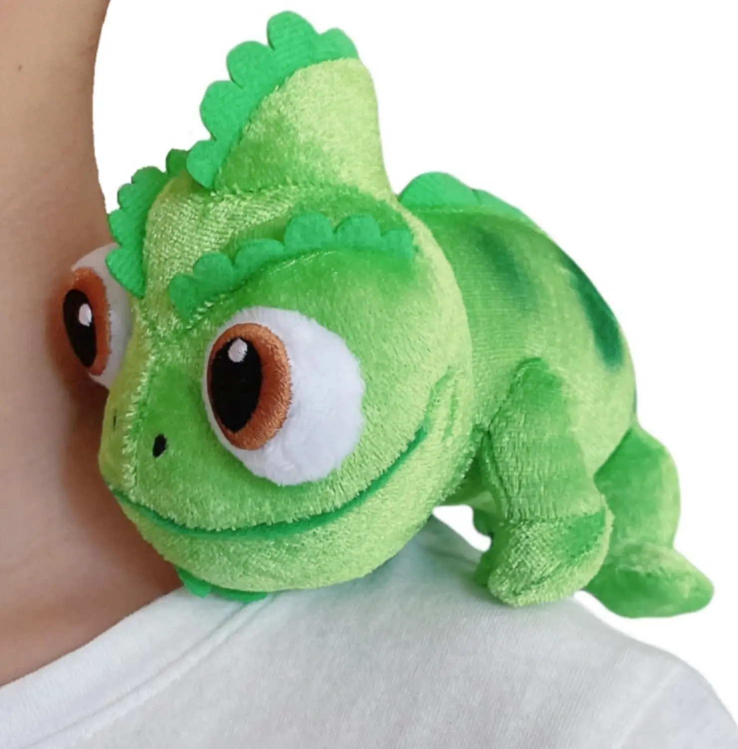 6.3 in PP Cotton Lizard Plush Shoulder Magnet - Chameleon Stuffed Animal Toy for Kids & Fans, Camping Essential