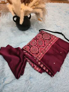 Women's Ajarak Saree, Casual Womenswear Dress