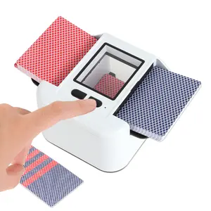 Automatic card shuffler, battery-powered, electric poker card shuffler, suitable for family gatherings, travel team building, etc.