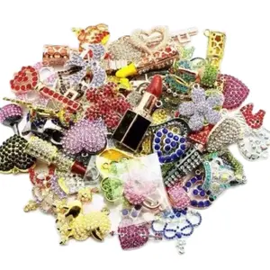100PCS Luxury Bling Charm Bundle  Perfect for Bracelets, Crocs, Phone Cases | Resell Ready