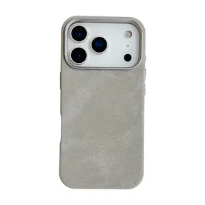 promax  case  phone new Flannel Suitable for iPhone 17 Pro Max Phone Case Ultra-fine Fiber Texture Magnetic Apple 16 Shockproof Protective Cover