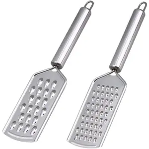 2Pcs Mini Cheese Grater With Handheld Shredder Kitchen Small Graters for Nutmeg Vegetables Fruits Chocolate Potato Ginger and Garlic Carrot Lemon Zester