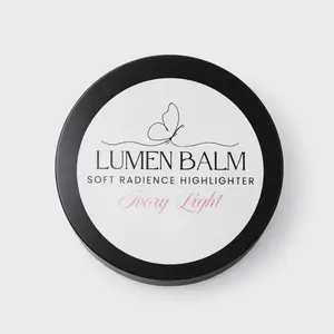 Lumen Balm: Soft Radiance Cream Highlighter, Tallow Skincare Makeup, Skincare-First Glow.