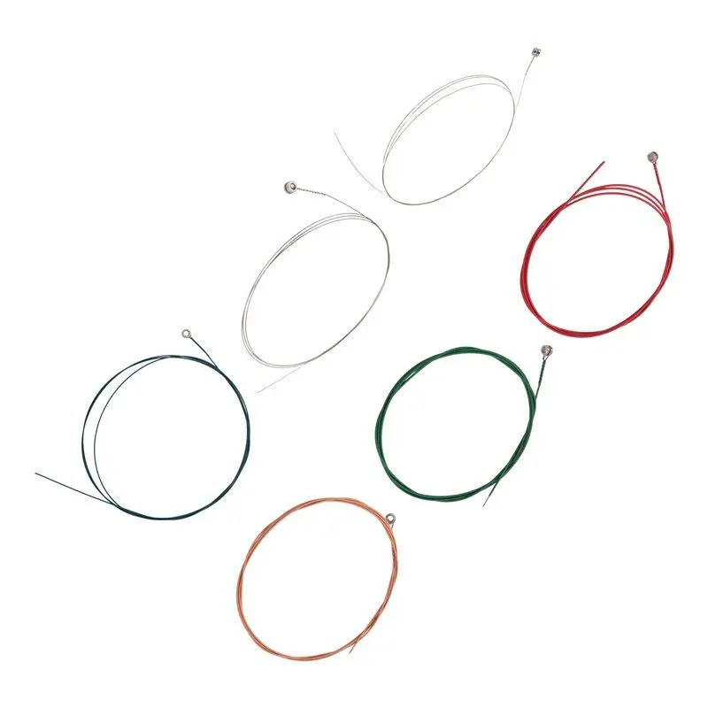 6pcs/set Steel String Replacements - Acoustic Guitar Accessories for Electric Bass Musical Instruments
