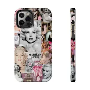 Marilyn Monroe Tough Touch Case – Vintage Hollywood Collage iPhone Cover | Suitable for iPhone 17-11 Pro Max/Plus and  Samsung Galaxy S23-25