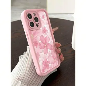 Phone: Layered floral high shockproof and drop-resistant phone case, ultra-thin soft phone case. Compatible with iPhone 17/16/15/14/13/12/11/X/XS/XSMAX/16E/17E/12/13 MINI. Can be given as a holiday gift to friends, family, or yourself.