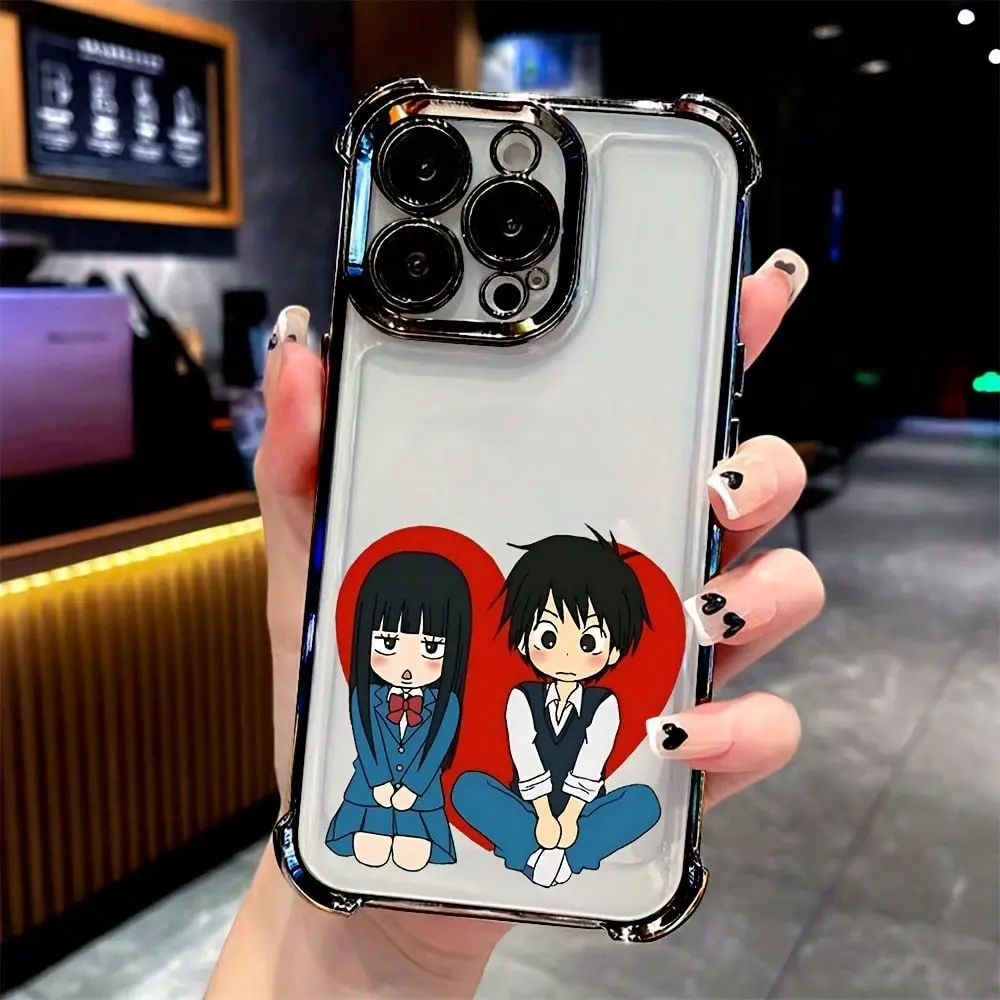 Comic K-Kimi Ni T-Todoke Phone Case For iPhone 17/16/15/14/13/12/11/Pro/ProMax/Plus/17Air,Samsung S26/S25/S24/S23/S22/Plus/Ultra/Fe/S25Edge Features Transparent Soft Back Cover,Anti-Fall,Minimalist Design