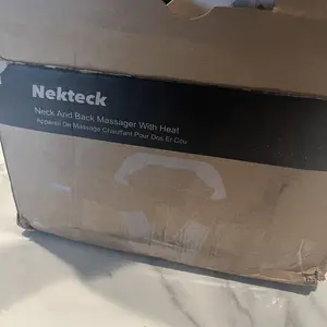 Product Review of Shiatsu Neck and Back Massager with Soothing Heat, Ergonomic 8 Deep-Kneading Massage Nodes with Heat Electric Shiatsu Back Massager for Neck Shoulder & Body Muscle Relief Portable 12V DC Power Supply - Black from S**a