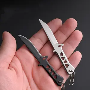 Stainless Steel Mini Kitchen Knife Keychain, Portable Sharp Outdoor Pocket Knife, Perfect Christmas & New Year Gift, Daily Carry, Keychain Attachment