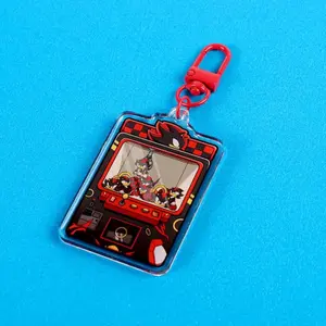 Shadow the Hedgehog Keychain | Angry Shadow, Sticker Machine and Sticker Sheet | Gift for him