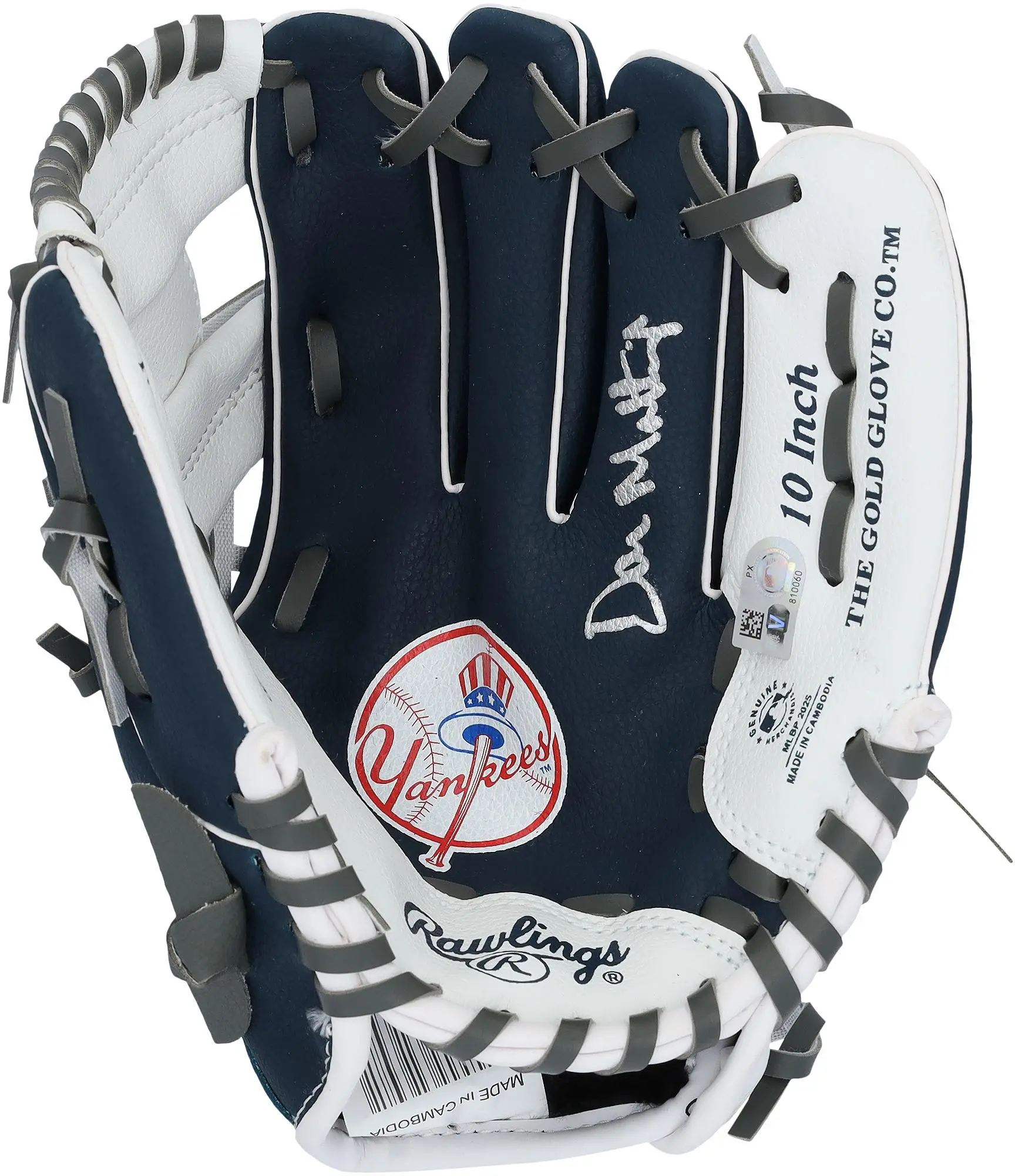 Don Mattingly New York Yankees Autographed Rawlings 10" Collectible Team Logo Glove - Fanatics Authentic Certified