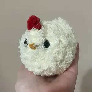 Fuzzy Crochet Chicken